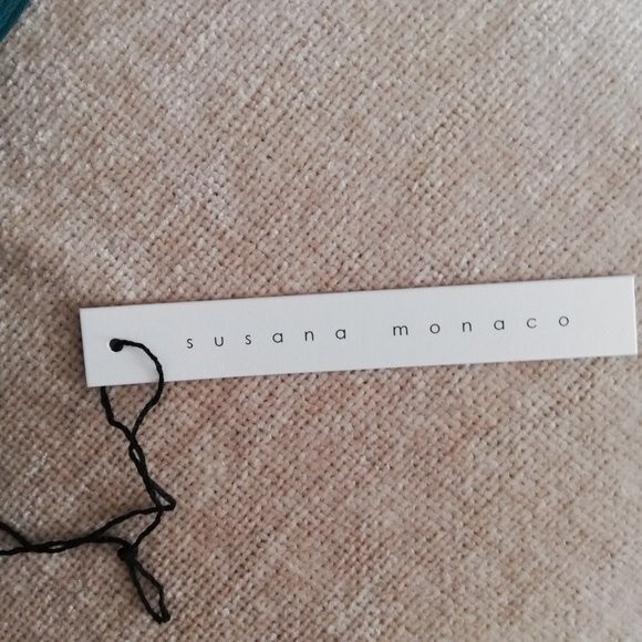 Susana Monaco Peplum Halter Top Mock Turtle Neck NWT Size Small - Picture 5 of 7